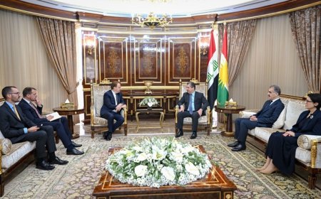 Mesrur Barzani Fransa Büyükelçisini kabul etti