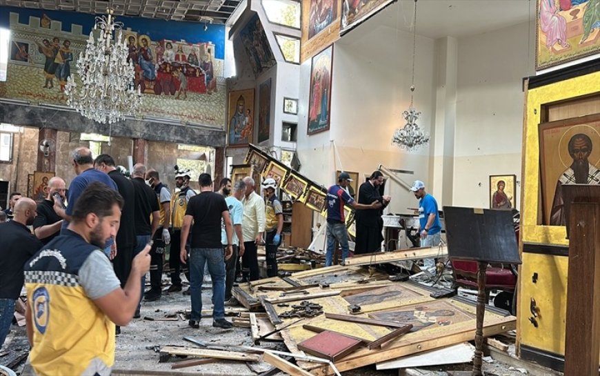 Şam'da kilisede patlama: Çok sayıda kişi hayatını kaybetti