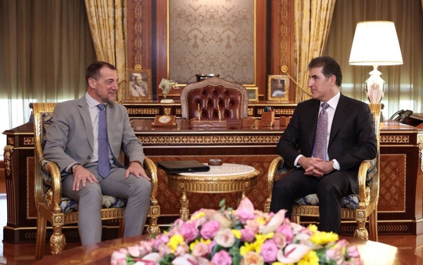 Başkan Neçirvan Barzani ile Fransa’nın Erbil Konsolosu Ortadoğu’daki gelişmeleri görüştü
