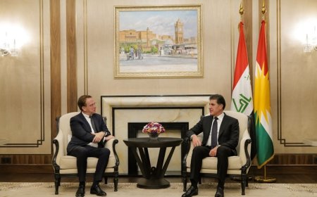Başkan Neçirvan Barzani Fransa'nın Irak Büyükelçisi Durel’i kabul etti