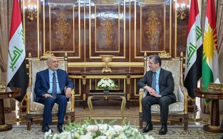 Başbakan Mesrur Barzani, Irak Parlamentosu Başkanı Meşhedani ile görüştü