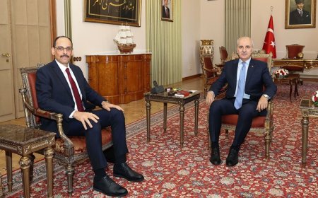 Kurtulmuş ve Kalın, PKK’nin silah bırakması ve izlenecek yol haritasını görüştü