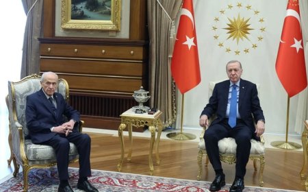 PKK'nin silah bırakma töreni öncesi Erdoğan ile Bahçeli'den sürpriz görüşme