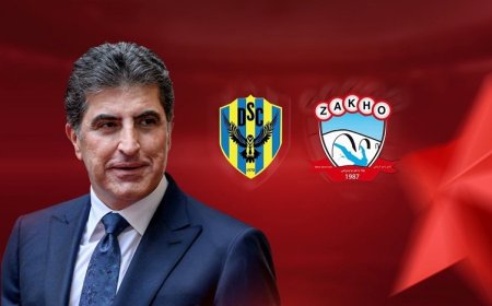 Başkan Neçirvan Barzani'den Duhok ve Zaho futbol takımlarına tebrik mesajı