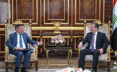 Başbakan Mesrur Barzani ABD'nin Maslahatgüzarı Fagin’i ile görüştü