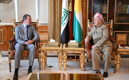 Başkan Barzani Fransa'nın Erbil Başkonsolosu ile görüştü