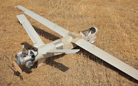 Mahmur'a bomba yüklü drone düştü