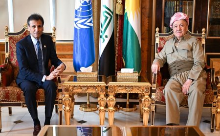 Başkan Barzani, BM Temsilcisi ve Katar Başkonsolosu ile Bölgesel Gelişmeleri Görüştü