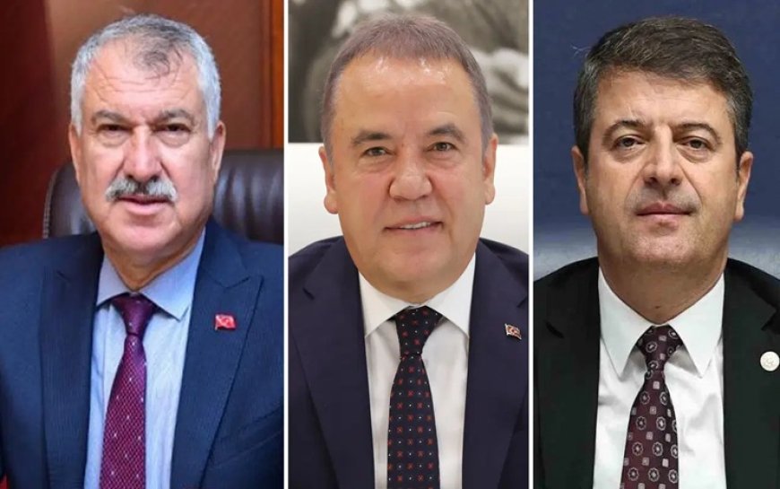 CHP'li Adana, Adıyaman, Antalya belediye başkanları gözaltına alındı