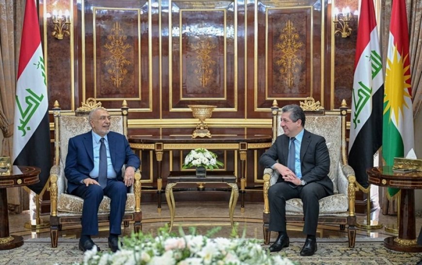 Başbakan Mesrur Barzani, Irak Parlamentosu Başkanı Meşhedani ile görüştü