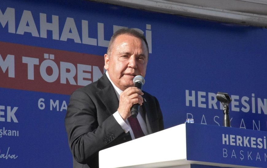 Antalya Büyükşehir Belediye Başkanı görevden uzaklaştırıldı