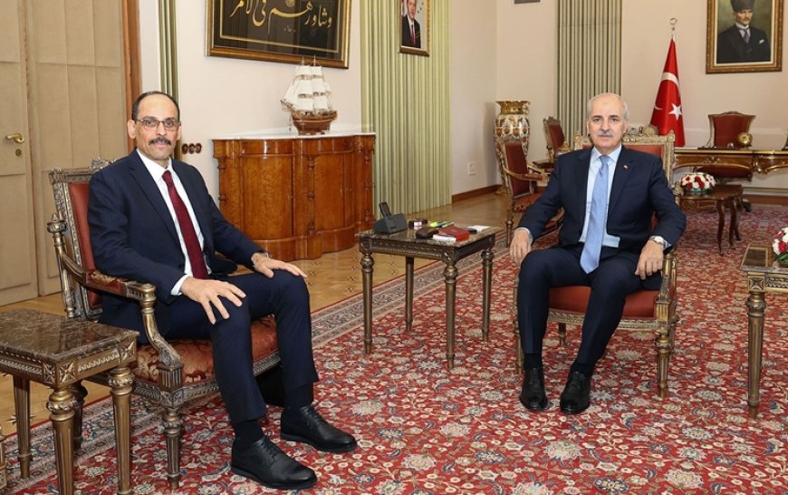 Kurtulmuş ve Kalın, PKK’nin silah bırakması ve izlenecek yol haritasını görüştü