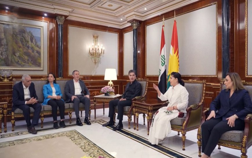 Başkan Neçirvan Barzani, DEM Parti heyetini kabul etti