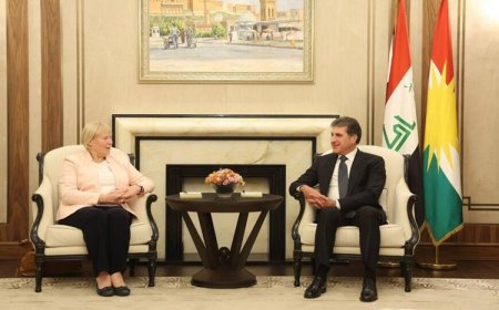 Başkan Neçirvan Barzani'den Almanya büyükelçisine veda kabulü