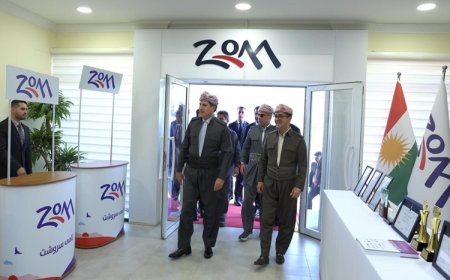 Başkan Neçirvan Barzani, Zom Süt Ürünleri Fabrikası'nı ziyaret etti