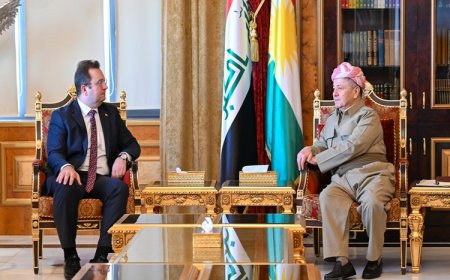 Başkan Mesud Barzani, Türkiye’nin Erbil Başkonsolosunu kabul etti