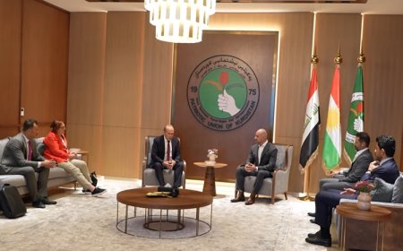 CHP’li Namık Tan, Süleymaniye’de KYB Lideri Bafıl Talabani ile Görüştü