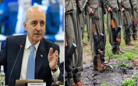 Numan Kurtulmuş: ''Örgütün  kendisini feshetme sürecini hızlandırması lazım''