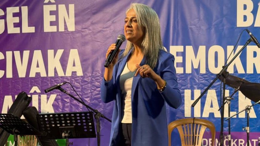 DBP Eş Genel Başkanı Uçar: "Bu ülke HTŞ ile komşu olmayı kabul ediyorken, Kürtlerle neden olamıyor?"