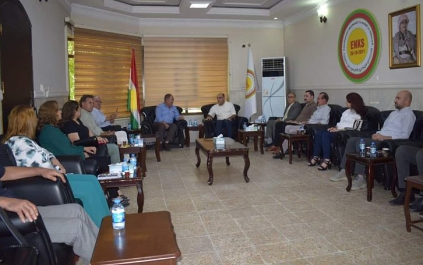 HAK-PAR Heyeti Erbil’de ENKS ile görüştü
