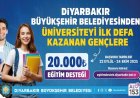 Diyarbakır Büyükşehir Belediyesi, üniversite öğrencilerine 20 bin TL verecek