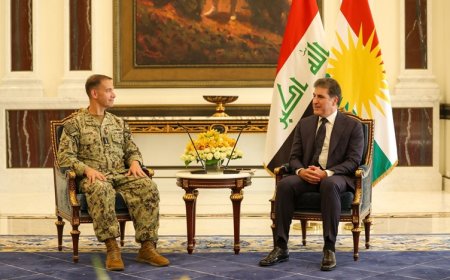 Başkan Neçirvan Barzani, CENTCOM Komutanı Brad Cooper'ı kabul etti