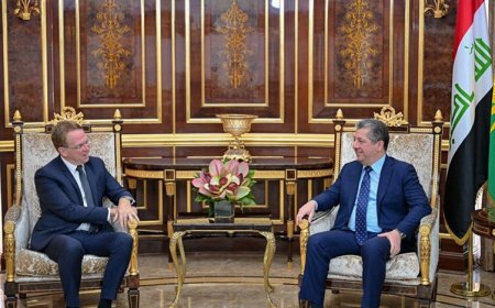 Başbakan Mesrur Barzani, Fransa Büyükelçisi ile görüştü