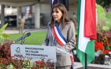 Paris Belediye Başkanı:Bu adlandırma özgürlüğümüz için Peşmerge’nin yaptığı fedakârlıklara bir saygı duruşudur