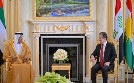 Başbakan Mesrur Barzani, BAE Heyetini kabul etti