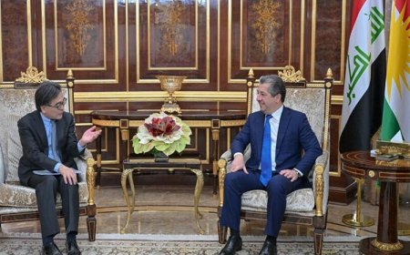 Mesrur Barzani, Japon Büyükelçi ile görüştü