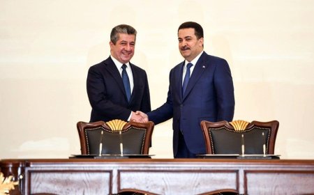 "Barzani ve Sudani petrol ihracı ve maaş sorununu görüştü: Kürdistan’ın bütçe payı vurgusu"