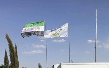 Rojava Özerk Yönetimi'nin Semalka'ya Suriye bayrağı asmasına Şam'dan açıklama