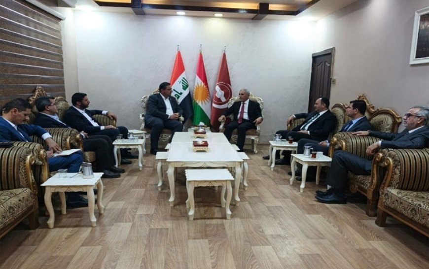 HÜDA PAR heyeti, Kürdistan Bölgesi'nde barış süreci görüşmeleri gerçekleştirdi