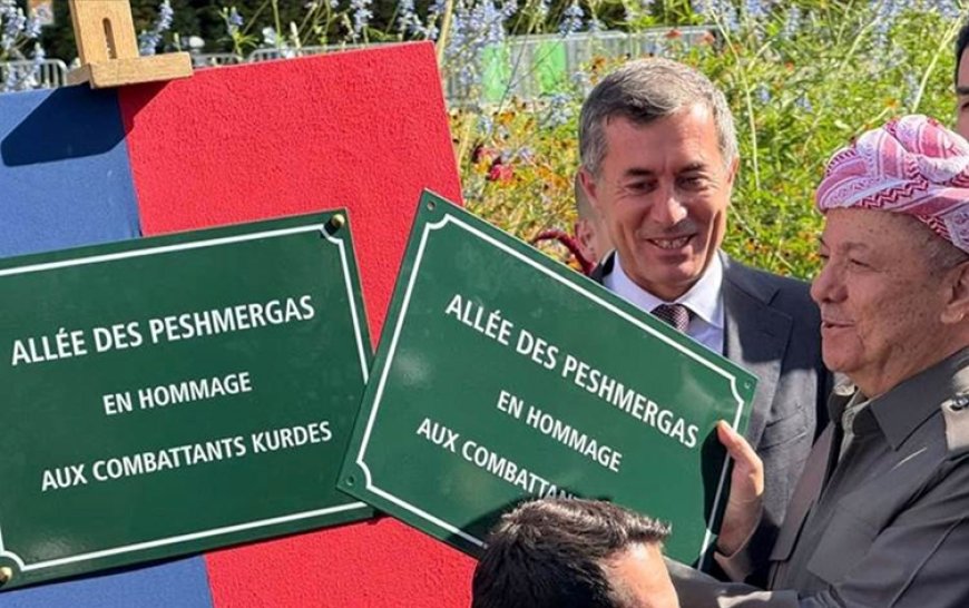 Fransa’da 'Peşmerge Yolu' açıldı: Kürt tarihi, Paris tarihidir