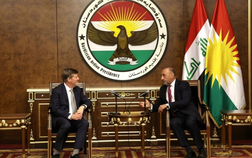 Kürdistan Bölgesi Başkanlık Divanı Başkanı ABD'li bir heyeti kabul etti