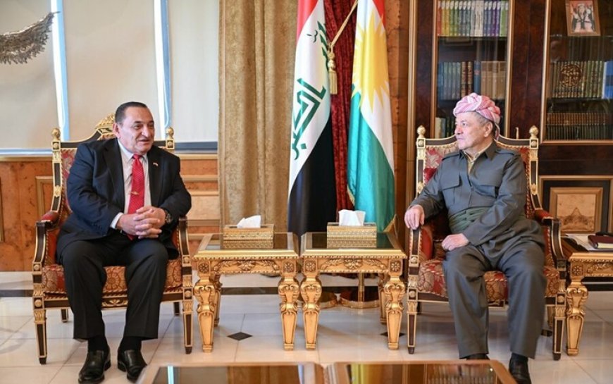Başkan Mesud Barzani ABD’den gelen Süryani heyet ile görüştü