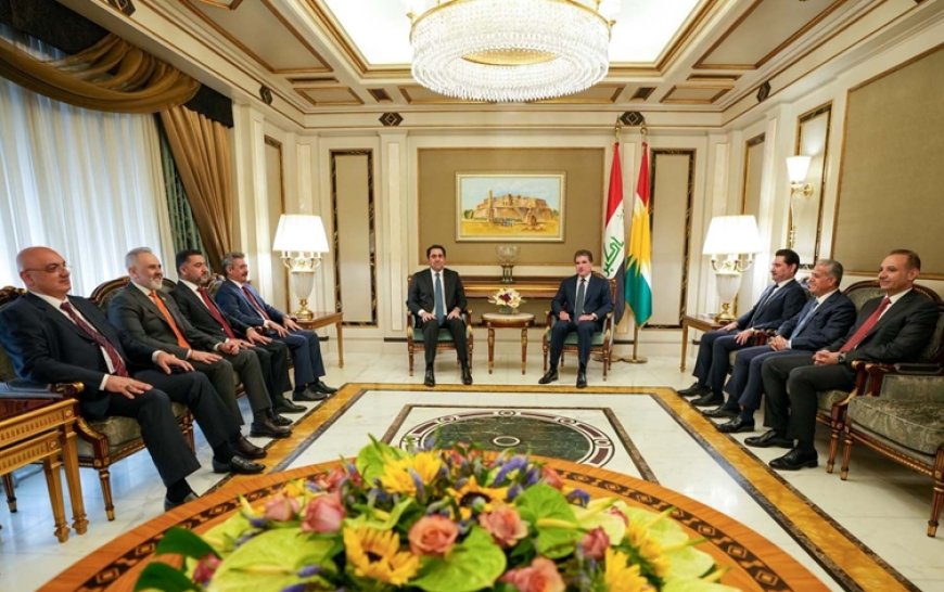 Seçimler ve mali haklar masada: Başkan Neçirvan Barzani, Bağdat heyetini kabul etti