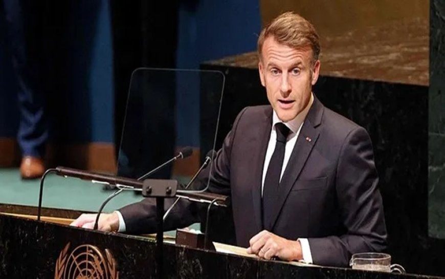 Macron, Filistin Devleti'ni tanıdıklarını duyurdu