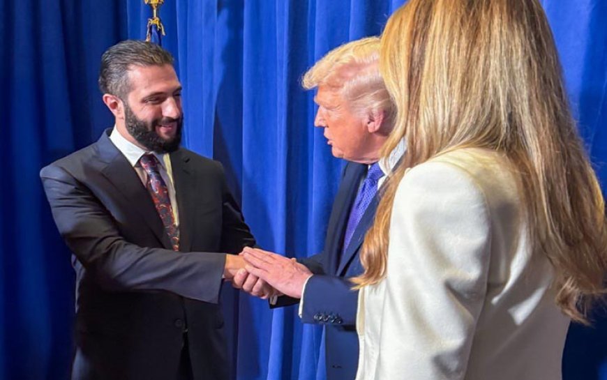 Şara ile Trump, New York’taki resepsiyonda bir araya geldi