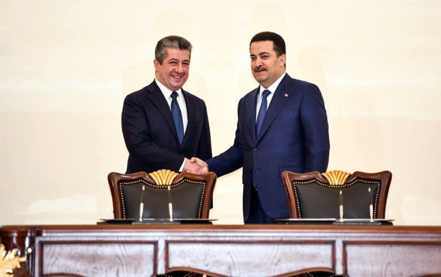 "Barzani ve Sudani petrol ihracı ve maaş sorununu görüştü: Kürdistan’ın bütçe payı vurgusu"