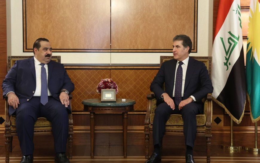 Başkan Neçirvan Barzani ve Samarrai’den Erbil-Bağdat sorunlarına ortak çözüm çağrısı