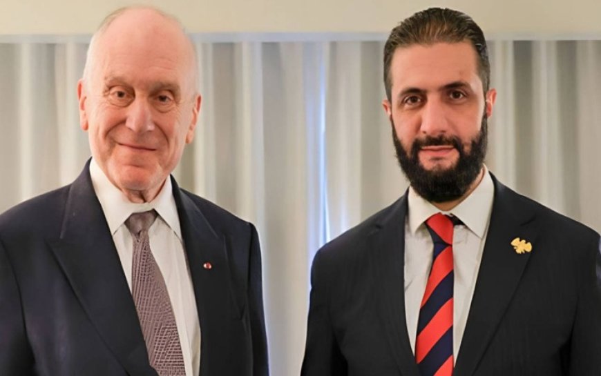 Şara, Dünya Yahudi Kongresi Başkanı ile görüştü