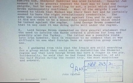 1981 İngiltere Belgeleri: “Kürtler Olmadan Devrim Olmaz”