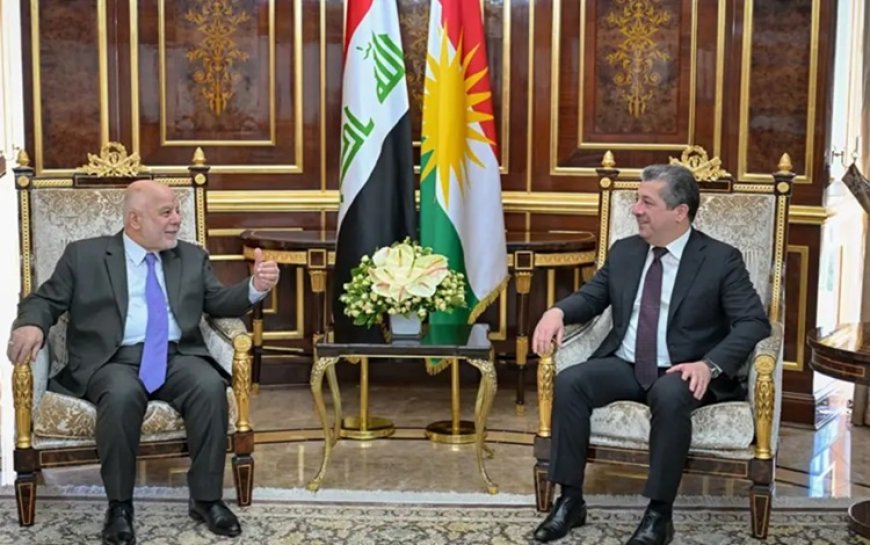 Mesrur Barzani Haydar Abadi ile görüştü