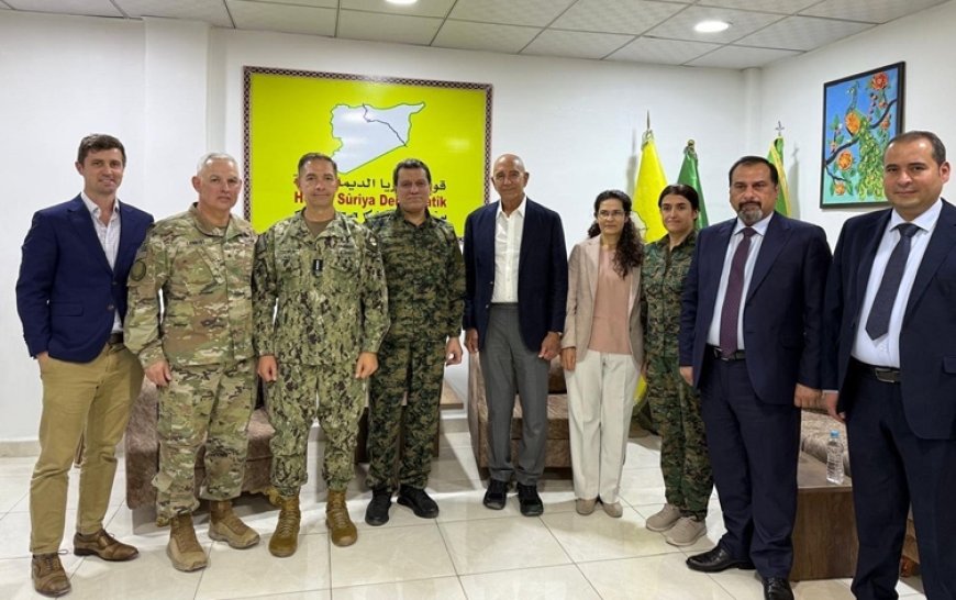 Tom Barrack ilk kez Rojava’da: Mazlum Abdi ile 10 Mart mütabakatını görüştü