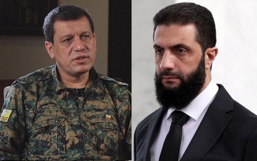 Mazlum Abdi başkanlığındaki Rojava heyeti Şara ile bir araya geldi
