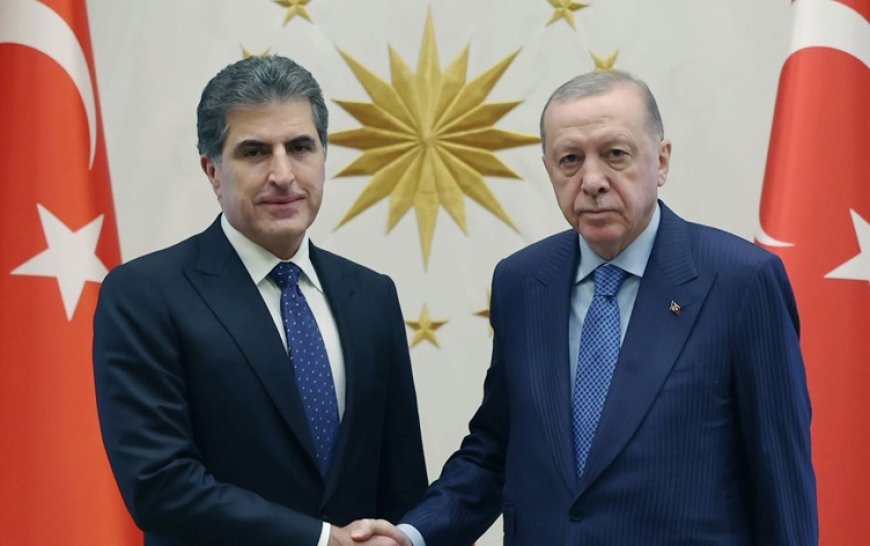 Başkan Neçirvan Barzani Ankara’da: Erdoğan ile bir araya geldi