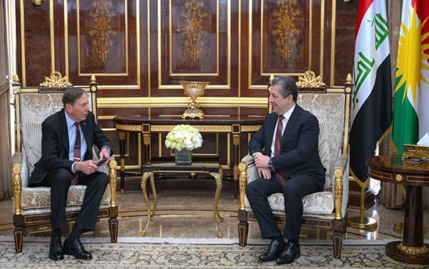 Mesrur Barzani, eski CIA Direktörü David Petraeus ile görüştü