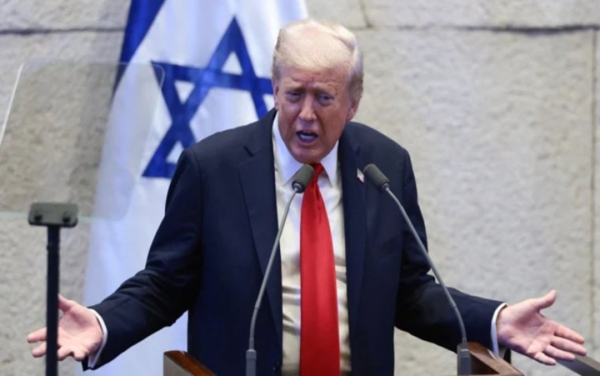 Trump İsrail parlamentosuna hitap etti: Bu yeni Ortadoğu'nun tarihi şafağı