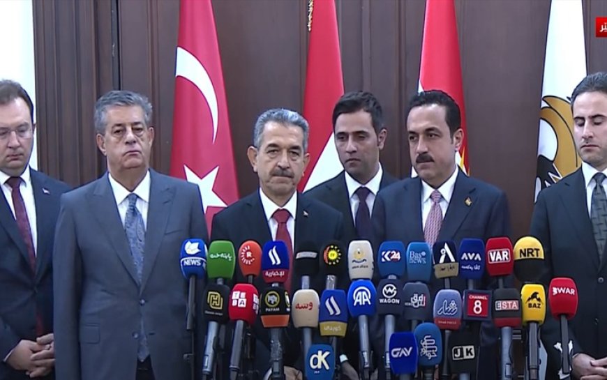 Şırnak Valisi Ekici, Erbil Valisi Xoşnaw ile bir araya geldi